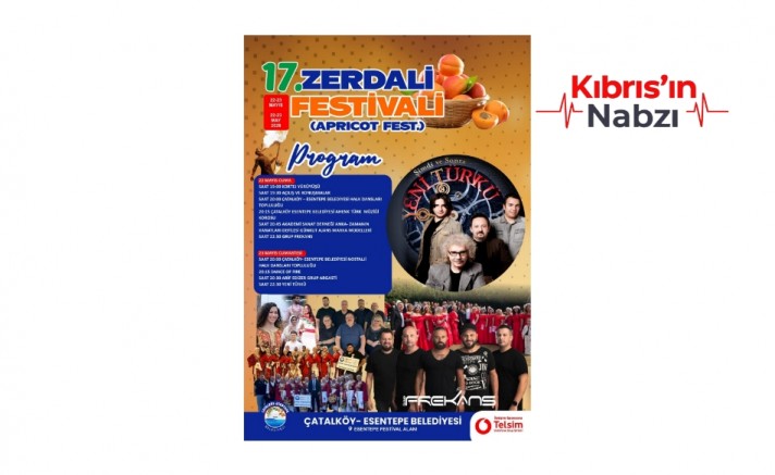 17. ZERDALİ FESTİVALİ BAŞLIYOR