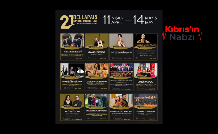 21. ULUSLARARASI BELLAPAİS MÜZİK FESTİVALİ 11 NİSAN’DA BAŞLIYOR