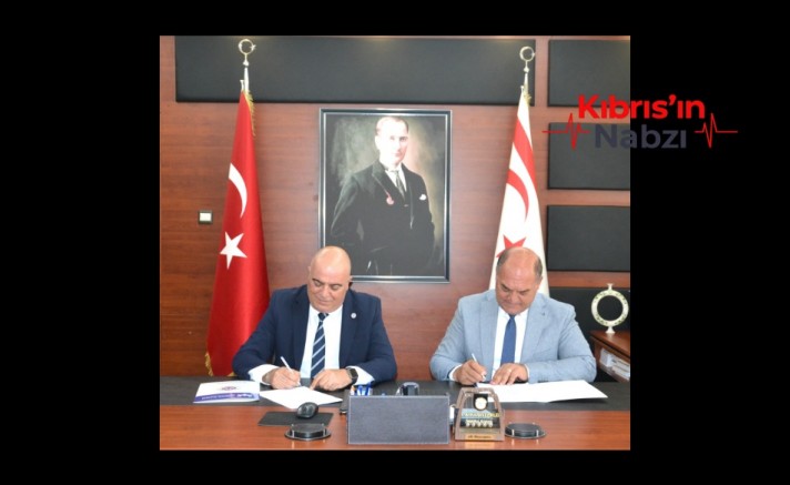 DEĞİRMENLİK AKINCILAR BELEDİYESİ İLE ONBEŞ KASIM KIBRIS ÜNİVERSİTESİ EĞİTİM PROTOKOLÜ İMZALADI