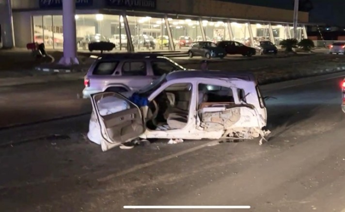 Değirmenlik-Haspolat yolunda kaza