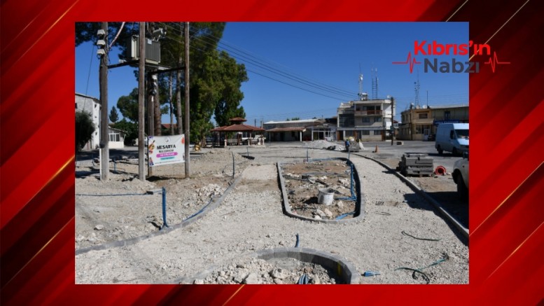 DÖRTYOL KÖY MEYDANI’NDAKİ ÇALIŞMALAR SÜRÜYOR