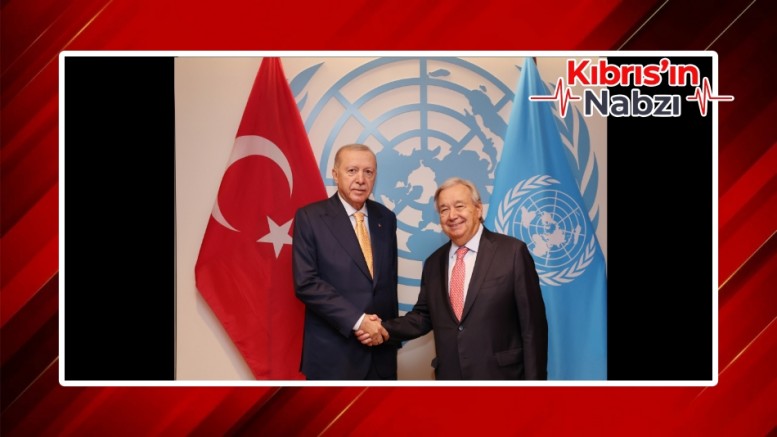ERDOĞAN, BM GENEL SEKRETERİ GUTERRES İLE GÖRÜŞTÜ