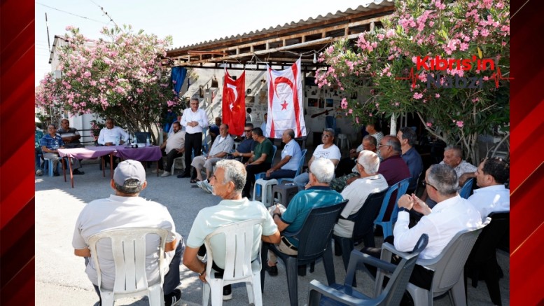 ERHÜRMAN, MESARYA BÖLGESİNDE YURTTAŞLARLA BİR ARAYA GELDİ