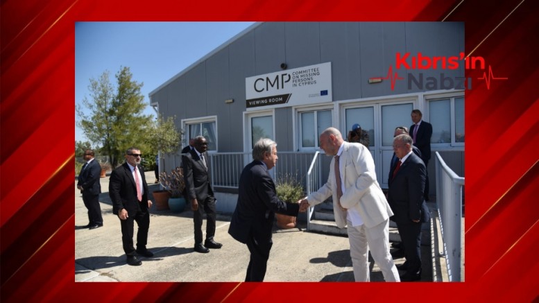 GUTERRES, KAYIP ŞAHISLAR KOMİTESİ LABORATUVARINI ZİYARET ETTİ
