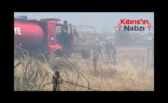 GÜVERCİNLİK'TE ÇIKAN YANGIN KONTROL ALTINA ALINDI