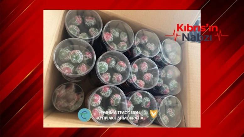 LİMASOL’DA BİN 440 ADET HİNTKENEVİRİ İÇERİKLİ LOLİPOP ELE GEÇİRİLDİ