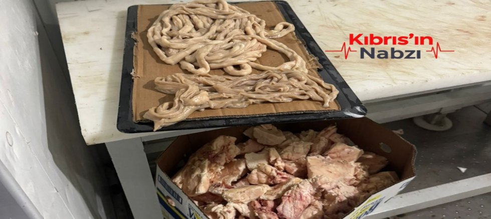 800 KİLO ET ÜRÜNÜ İMHA EDİLDİ