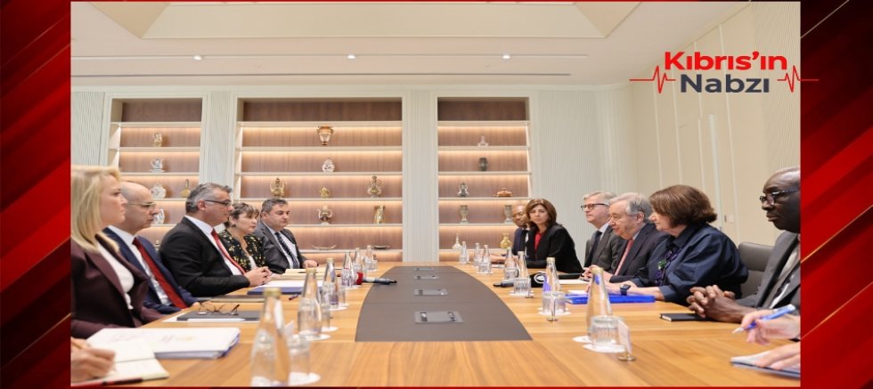 ERHÜRMAN, GUTERRES'İ KABUL ETTİ