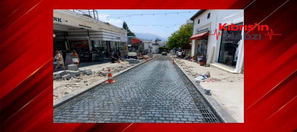 GİRNE ÇARŞISI MODERN BİR ÇEHREYE KAVUŞUYOR