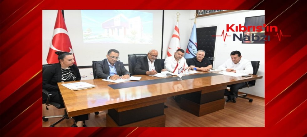 KIB-TEK İSKELE HİZMET BİNASI İÇİN İMZALAR ATILDI