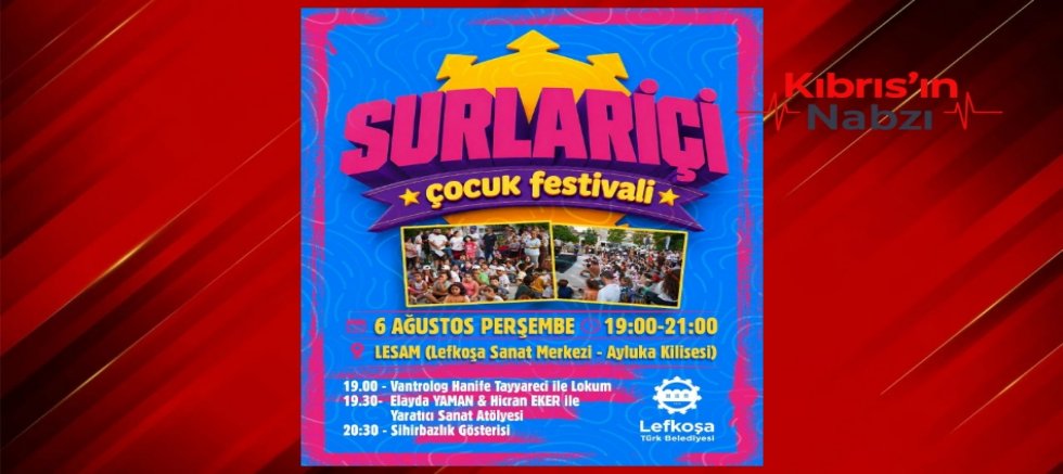 LTB SURLARİÇİ ÇOCUK FESTİVALİ PERŞEMBE GÜNÜ YAPILIYOR