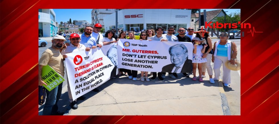 TDP, GUTERRES’İ KARŞILAMA ETKİNLİĞİNE KATILDI