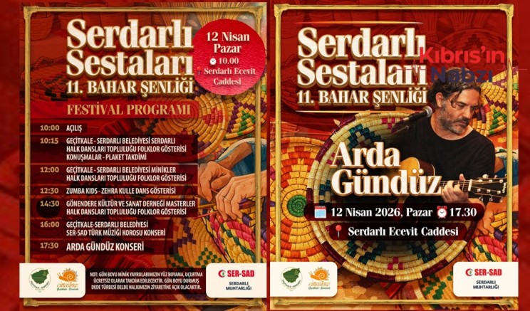 SERDARLI BAHAR ŞENLİĞİ BUGÜN YAPILIYOR