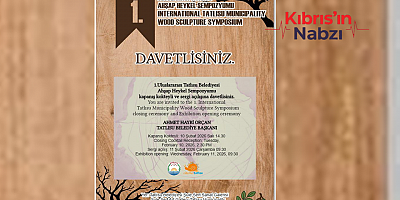 1. ULUSLARARASI TATLISU BELEDİYESİ AHŞAP HEYKEL SEMPOZYUMU SONA ERDİ