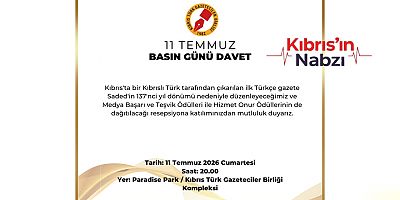 BASIN GÜNÜ RESEPSİYONU DÜZENLİYOR