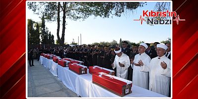 15 ŞEHİT ATLILAR ŞEHİTLİĞİ’NDE DEFNEDİLDİ