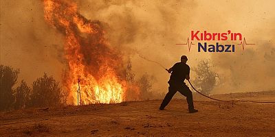 ALANİÇİ'NDE KORKUTAN YANGIN