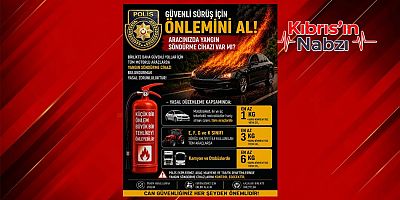 ARAÇLARDA YANGIN SÖNDÜRME CİHAZI ZORUNLU OLDU
