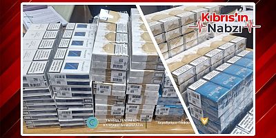 BAF HAVALİMANI'NDA KAÇAK SİGARA OPERASYONU