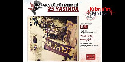 BARAKA KÜLTÜR MERKEZİ’NDE HALK-DER BELGESELİ VE SÖYLEŞİ...