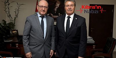 BAŞBAKAN ÜSTEL, GAZETECİLER CEMİYETİ BAŞKANI AKAR’I KABUL ETTİ
