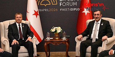 BAŞBAKAN ÜSTEL, TC CUMHURBAŞKANI YARDIMCISI YILMAZ İLE GÖRÜŞTÜ