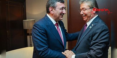 BAŞBAKAN ÜSTEL, TC CUMHURBAŞKANI YARDIMCISI YILMAZ İLE GÖRÜŞTÜ