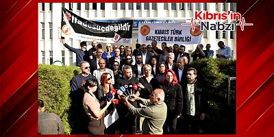 BASIN ÖRGÜTLERİNDEN POLİS MÜDÜRLÜĞÜ ÖNÜNDE PROTESTO