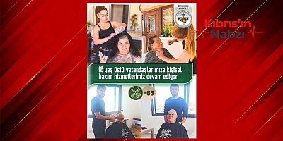 BEYARMUDU BELEDİYESİ'NDEN 65 YAŞ ÜSTÜ VATANDAŞLARA KİŞİSEL BAKIM HİZMETİ