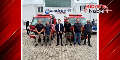 ÇATALKÖY-ESENTEPE BELEDİYESİ 2 İLK MÜDAHALE ARACI ALDI