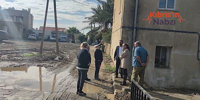 ÇAVUŞ, DİKMEN’DE HASAR TESPİTİNDE BULUNDU