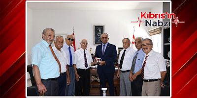 ÇAVUŞOĞLU, TMT MÜCAHİTLER DERNEĞİ HEYETİNİ KABUL ETTİ