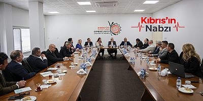 CTP HEYETİ, KIBRIS TÜRK SANAYİ ODASI’NI ZİYARET ETTİ