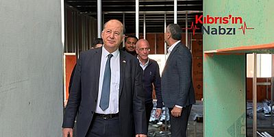 DİNÇYÜREK, DEVLET LABORATUVARI İNŞAATINDA İNCELEME YAPTI