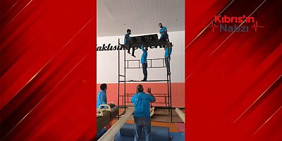 DR. FAZIL KÜÇÜK CİMNASTİK SALONU İKLİMLENDİRİLDİ