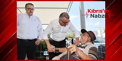 ERHÜRMAN, GİRNE AÇIK PAZARI ZİYARET ETTİ