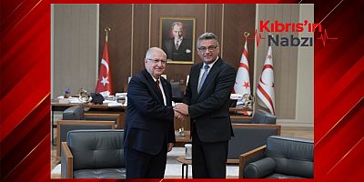 ERHÜRMAN, TC MİLLİ SAVUNMA BAKANI GÜLER'İ KABUL ETTİ