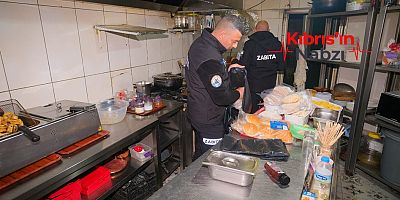 GAZİMAĞUSA'DA RESTORAN, MEYHANE VE BARLARA YÖNELİK DENETİM YAPILDI