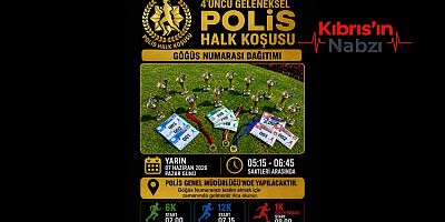 GELENEKSEL POLİS HALK KOŞUSU, YARIN LEFKOŞA’DA