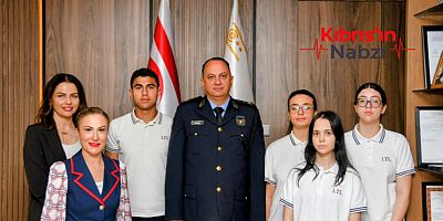 GENÇLERDEN POLİS GENEL MÜDÜRLÜĞÜ'NE ANLAMLI ZİYARET
