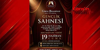 “GENÇLİK SAHNESİ” KURS PROGRAMI BAŞVURULARI 19 HAZİRAN’DA SONA ERECEK