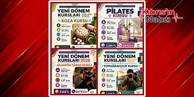 GİRNE BELEDİYESİ'NDEN YENİ DÖNEM HOBİ VE SPOR KURSLARI