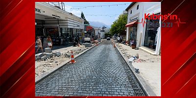 GİRNE ÇARŞISI MODERN BİR ÇEHREYE KAVUŞUYOR