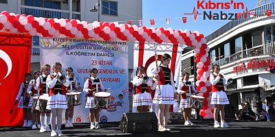 GİRNE’DE 23 NİSAN DOLAYISIYLA ETKİNLİK DÜZENLENDİ