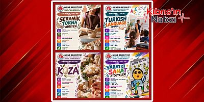 GİRNE'DE DÖRT FARKLI ALANDA ATÖLYELER EKİM'DE BAŞLIYOR