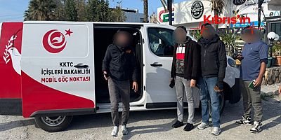 GİRNE’DE DÜZENSİZ GÖÇ DENETİMİ: 3 KİŞİ YAKALANDI