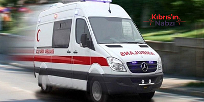 GİRNE'DE OTOBÜS YAYAYA ÇARPTI