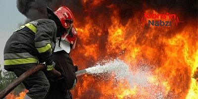 GÖNYELİ'DE YANGIN