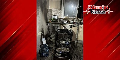GÖNYELİ'DE YANGIN