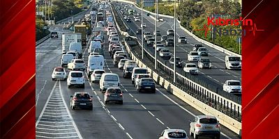 GÜNEY KIBRIS’TA, MOTORLU ARAÇ SAYISI 1,1 MİLYONA ULAŞTI
